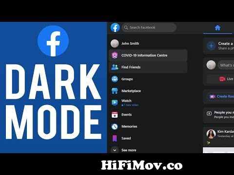 How To Enable Dark Mode On Facebook Pc 2022 From Fb Dark Mode Watch Video -  Hifimov.Co