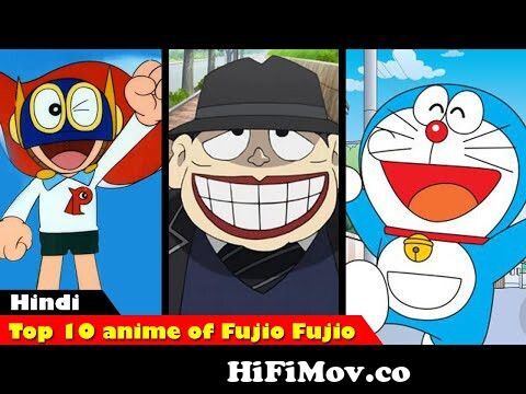 Top 10 anime based on Fujiko Fujio's manga in hindi Doraemon, Kiteretsu,  Ninja Hattori from fujiko fujio age Watch Video 