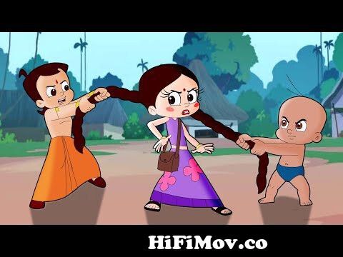 Chhota Bheem - Evil Witch's Scary Plan | लंबे बालों की परेशानी | Cartoons  for Kids | @GreenGoldKids from chhota bheem 3gp cartoon Watch Video -  