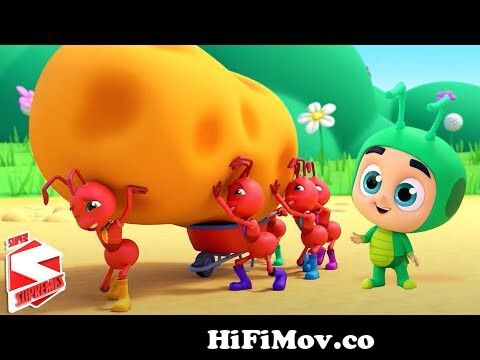 The Ant and The Grasshopper | Cartoon Animated Story For Babies | Kids  Stories For Children from ant carton Watch Video 