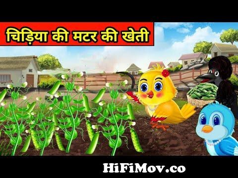 चिड़िया की मटर की खेती |chidiya wala cartoon | tuntuni chidiya ki kahani  |moral story|cartoon kahani from otuntuni Watch Video 