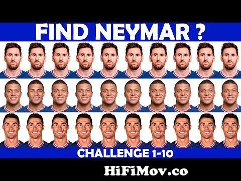 THIS QUIZ IMPROVE YOUR IQ LEVEL : FIND NEYMAR JR ? FOOTBALL QUIZ :  CHALLENGE 1-10 LEVEL 1,2,3 FIFA from neymar top ten google funny dialogue  major gop Watch Video 
