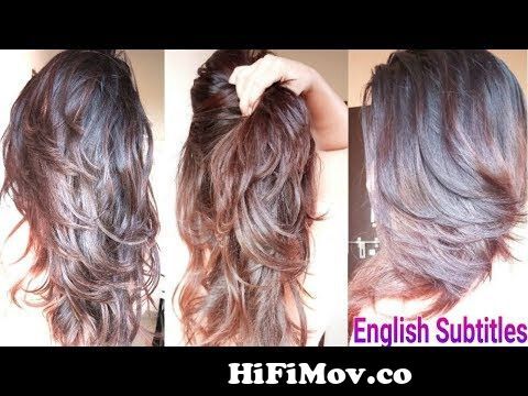 3 Step DIY Deep Layer Cut At Home | How To Trim HairCut In Hindi |  AlwaysPrettyUseful from step hair cut Watch Video 