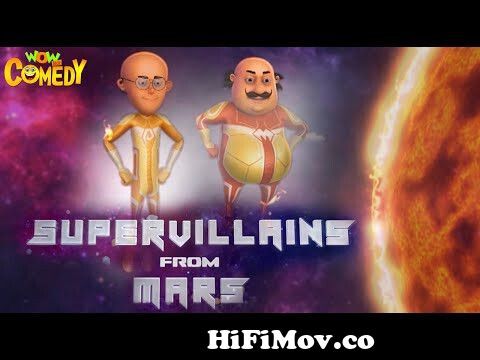 Motu Patlu in Hindi | Motu Patlu vs Super Villain From Mars Movie | Animated  Movies |Wow Kidz Comedy from motu patlu kung fu king returns hd movie part  5 in hindi