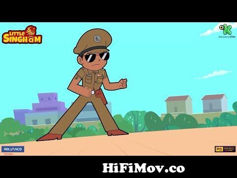 Super Cop Moment: #25 | Little Singham Cartoon Show | only on Discovery  Kids India from www carton Watch Video 