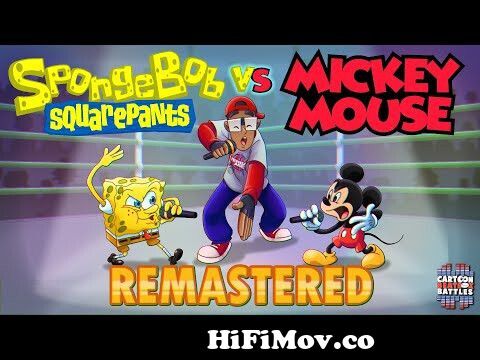 Spongebob vs Mickey Mouse Remastered - Cartoon Beatbox Battles from carton  battle Watch Video 