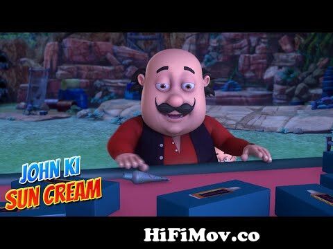 Motu Patlu in Hindi | मोटू पतलू | John Ki Sun Cream | S09 | Hindi Cartoons|  #spot from motu putlo Watch Video 