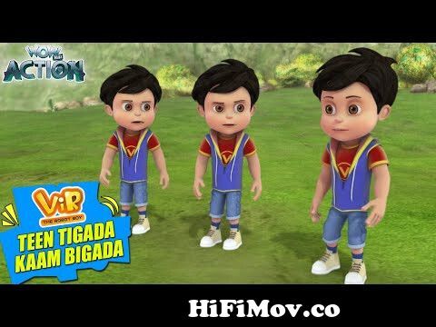 Vir The Robot Boy New Episodes | Teen Tigada Kaam Bigada | Hindi Kahani |  Wow Kidz Action | #spot from chat veer Watch Video 