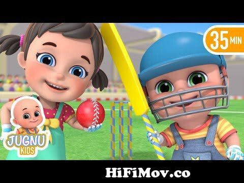 How to play Cricket | 2019 Cricket World Cup | for kids | cartoon for  children- Jugnu Kids from criket play Watch Video 
