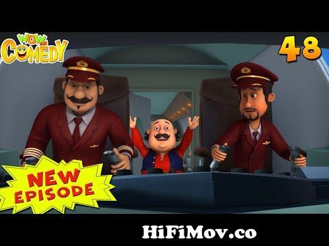 Motu Patlu Cartoon in Hindi | Motu The Pilot | Cartoons for Kids | Wow Kidz  Comedy | #spot from motu parlu Watch Video 