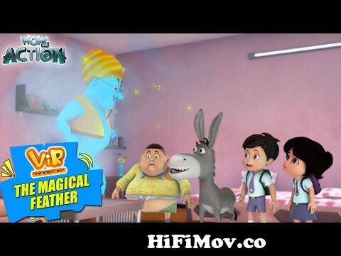 Vir The Robot Boy New Episodes | The Magical Feather | Hindi Kahani |Wow  Kidz Action | #spot from vir robot cartoon new 2018 Watch Video 