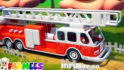 Wheels On The Fire Truck + More Nursery Rhymes And Kids Cartoon Videos By  Farmees from buddha cartoon song Watch Video 