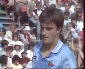 Tennis 80&#39;s french tv