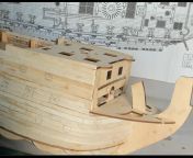 Wooden model ship builds