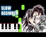 EASY Piano Tutorial - Japan Anime Song