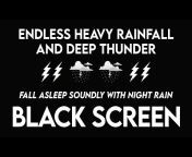 Rain Sounds Black Screen
