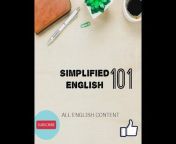 Simplified English 101