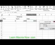 Learn Macros for Excel Now