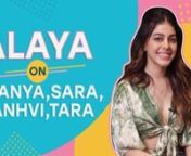 Alaya F is the new starkid on the block. Her debut vehicle Jawaani Jaaneman releases this Friday and the actress is super excited to see the audience&#39;s reaction to it. Here, she reveals how she bagged the role, after several rejections, why her opinions on nepotism is different from Ananya Panday&#39;s and what she thinks of the competition with other Gen Y stars like Sara Ali Khan, Janhvi Kapoor, Ananya and Tara Sutaria. Not just that, Alaya also gets candid about changing her name from Alia to Ala