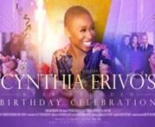 Tony, Grammy and Emmy award-winning actress Cynthia Erivo celebrated her 31st birthday Jan. 8 with some of her closest celebrity friends. Anna Wintour, Bee Shaffer, Hamish Bowles, Jussie Smollet of “Empire,” Common, Yvonne Orji of HBO’s “Insecure,” Jay Manuel of “America’s Next Top Model,” Patina Miller, Mariska Hargitay and her husband Peter Hermann, as well as Broadway stars and titans including Leslie Odom Jr., Jonathan Groff, Danielle Brooks, Jordan Roth and Lauren Reid (COO