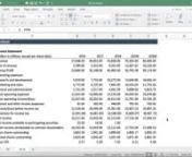Using Accelerator Keys to format an income statement model on Mac Excel in 1 min.