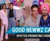 Kareena Kapoor, Akshay Kumar, Diljit Dosanjh and Kiara Advani were spotted promoting their film in the city as the release date comes near. The cast was seen sharing a cute banter as they posed for the shutterbugs happily. The film is a romantic comedy based and is supposedly the biggest goofup of the year. The much anticipated film is scheduled to release on 27 December this year. Watch the video for more.