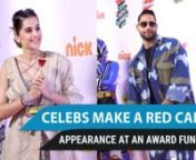 Taapsee Pannu and Siddhant Chaturvedi recently walked the red carpet at an awards show. The actors looked fresh and charming in their outfits. What do you think about their outfits? Check out the video and let us know in the comments section below.