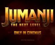 Nickelodeon UK promo for Jumanji: The Next Leveln2019nnVoice over: Shai Matheson