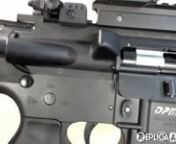 Make sure to visit my written post for this video with additional photos over on ReplicaAirguns.com:nhttps://www.replicaairguns.com/posts/2018/8/3/crosman-dpms-sbr-co2-blowback-bb-m4-table-top-reviewnnType: BB Rifle.nManufacturer: Crosman.nModel: DPMS SBR.nMaterials: Metal &amp; plastic.nWeight: 6.5 pounds (4.98 kilograms).nLength: 26.9 - 30.4 inches.nPropulsion: 12 gram CO2 dual cartridges.nAction: Blowback - single action only.nAmmunition Type: 4.5mm steel BB&#39;s.nAmmunition Capacity: 25 rounds.