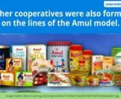 Do you know how the biggest milk-product manufacturing company – Amul – came into being? Watch the video to find out.