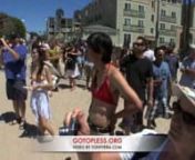 Go Topless Day at venice Beach