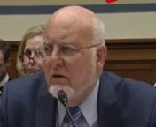 Robert Redfield, ředitel CDC. Slyšení před Kongresem, 11. března 2020.
