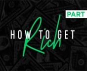 It seems like everyone out there has a plan to help you get rich. Yet no matter how much wealth we accumulate or how many ways we try to pursue it, it never seems to be enough. In this two part series, our goal is to show you how you can get rich and be rich in a way that gives you real, lasting joy and satisfaction.