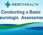 Mercy Health’s Dr. Ahammad, gives instruction on how to conduct a bedside basic Neurologic Assessment for floor patients through patients in the ICU.