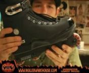 Dustin shows you what&#39;s up with the Roces M12 Skates. Available in black and white at www.rollerwarehouse.com