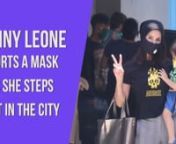 Sunny Leone was recently spotted in the city with her children. The actress sported a mask amid the COVID-19 scare as she posed for the shutterbugs. Check out the video.