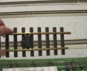 This 2008 three-part YouTube video shows the operation of an S gauge automatic block, showing it controlling 2 trains on the same track.The block uses a RR Concepts (http://rr-concepts.com) &#39;Switching Interface Module&#39; (aka SIM) to operate the current-switching to do the stopping and starting.nn~~~~~~ B. RELATED LINKS: ~~~~~~nn* Pt 1/3: (this video) - Part 1 covers (1) Switching Interface Module, (2) Reed Switches (sensors), and (3) Magnets.n* Pt 2/3: http://youtube.com/watch?v=ll1sOX2Cs1Q - P
