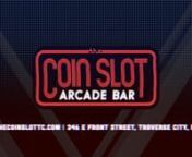 www.thecoinslottc.comnnRetro Arcade Bar in Traverse City, Michigan featuring Canned Beers and Cocktails and Dozens of Arcades and Pinball Machines