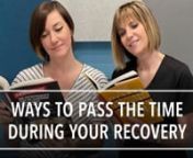 Recovery downtime doesn&#39;t have to be boring—plan ahead with these tips and stay entertained!nnIn this educational (AND fun!) Amelia Academy video, Jenny and Renee give you their best tips on how to stay entertained while you&#39;re recovering from your breast or body procedure.nnReady to learn? Let&#39;s go!nnSign-Up for Amelia Academyn******************************nhttps://tv.askamelia.comnnLearn More About Amelia Aestheticsn**************************************nhttps://askamelia.comnnMore from Jenn