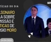O presidente Jair Bolsonaro faz um pronunciamento para, nas palavras dele,