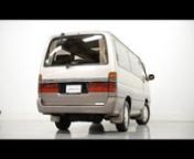 Before the SUV craze that erupted during the late &#39;90s, vans were the predominate hauler of families and all of the cargo that goes with them. Utilizing sculpted aerodynamics, a cab-forward design, and extensively optioned interior made this 1993 HiAce one of the most comfortable and luxurious vehicles in its segment. Sporting a period-correct two-tone, the Toyota Gray Metallic Tricoat paint is in good shape and is lustrous, barring the lower cladding which has lost some clear over the years. Th