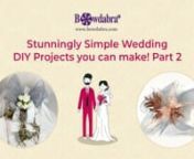 Weddings are meant to be celebrated in the best way possible. Looking for some super easy and gorgeous wedding bows? Go ahead and make them yourself in minutes with the Bowdabra, the world’s easiest bowmaker. Watch Sandy Sandler, the creator of the Bowdabra show you how to create amazing bows as easy as 1-2-3.nnBeautiful Wedding Piece for Driving Room (watch from 1:17)nnMaterials used:n* Large Bowdabran* Decorative tree branch pickn* Dovetailed white ribbonsn* Platinum meshn* Wired ribbonn* Fl