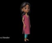 Here is the turntable of the secondary character of the short film I made as a graduation project. nThe short movie is called Mahathuvam. This little indian girl is called Mushika. nnI am the character designer, modeler and animator of this character.nnShort film link: https://www.youtube.com/watch?v=Xo7eADaBHWU