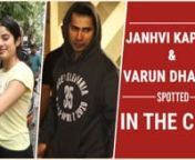 Janhvi Kapoor was papped by the shutterbugs in the city. She kept it casual in a yellow t-shirt and black shorts. The Dhadak actress is busy now a days with multiple projects. She will be next seen in The Kargil Girl, which is a biopic on Indian Airforce Pilot Gunjan Saxena. Varun Dhawan was spotted at his gyming sessions. The Student of The Year actor is seen clicking pictures with fans. The actor is currently in news for rumours about his upcoming wedding with Natasha Dalal. Dimple Kapadia was