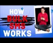 Check out how Bulk SMS works.The concept is the same irrespective of the country you come from.This example video makes use of networks in South Africa.These cellular networks include Telkom SA, MTN and Cell C.nn1.You need to create an account with a Bulk SMS Service provider like www.africanbulksms.co.za.n2.Buy SMS credits.In the case of African Bulk SMS, you may start off with free sms credits while you get used to the system.n4.Create your recipients&#39; list.You will need their