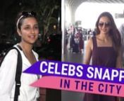 Parineeti Chopra and Rakul Preet Singh were recently snapped in the city. Parineeti who is currently prepping up for Saina Nehwal&#39;s biopic kept it all casual.