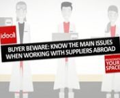 BUYER BEWARE: KNOW THE MAIN ISSUES WHEN WORKING WITH SUPPLIERS ABROAD // ideoli group, inc. // invigorate your space // Technology! We love it because it makes us wiser, faster, responsive and more productive in our personal and professional lives. When it comes to finding and procuring new interiors for your commercial spaces, the internet is the best place to start your search – helping give you design inspiration, conduct price checking and become more knowledgeable on specifics to help nar