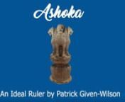 In this video, Patrick Given-Wilson speaks about Emperor Ashoka, grandson of Chandragupta, founder of the Maurya Dynasty. Ashoka ruled most of the Indian subcontinent between about 268 to 232 BCE, and lived at a time when Dhamma was still strong in India. He fostered it throughout his kingdom and widely beyond its borders. He sent two arahants, Sona Thera and Uttara Thera, to Burma where the practice extended through generations of teachers to Ledi Sayadaw, Saya Thetgyi, Sayagyi U Ba Khin, and