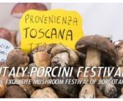Looking for a food festival in Italy that will blow your mind? The Porcini Mushroom Festival, AKA Sagra Del Fungo, AKA Fiera Del Fungo is absolutely fantastic. Porcini pasta, porcini rice balls, porcini fries, porcini steak, you will find porcini heaven here, but really, that&#39;s nothing. This festival celebrates all the fantastic food from the region so expect amazing cheese, local produce, cured meats, and all around a fantastic time.nnJust a note: no one asked me to make this film. I wasn&#39;t pai