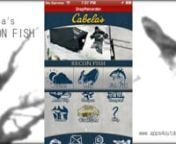 Track fishing trips and instantly share photos of your catches with friends using Cabela&#39;s Recon Fish. Anglers can view five map types, see weather reports, consult sun/moon phases and mark fishing hot spots. nnRecon Fish uses the GPS built into your smartphone and works in remote places without the need of data or cellular signals.nnWant to supercharge your Recon Fish app? Test-drive a Recon Elite membership for FREE for 14 days and get access to exclusive depth contour maps, content, and more.